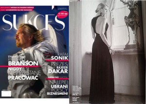 Suknia wieczorowa NIKONOROV, sesja w magazynie SUKCES